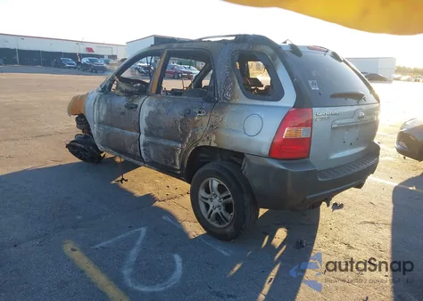 2007 Kia Sportage Lx V6 из США, поврежденный, VIN KNDJF723777343389